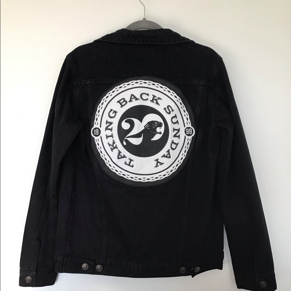 Taking Back Sunday Black Denim Jacket